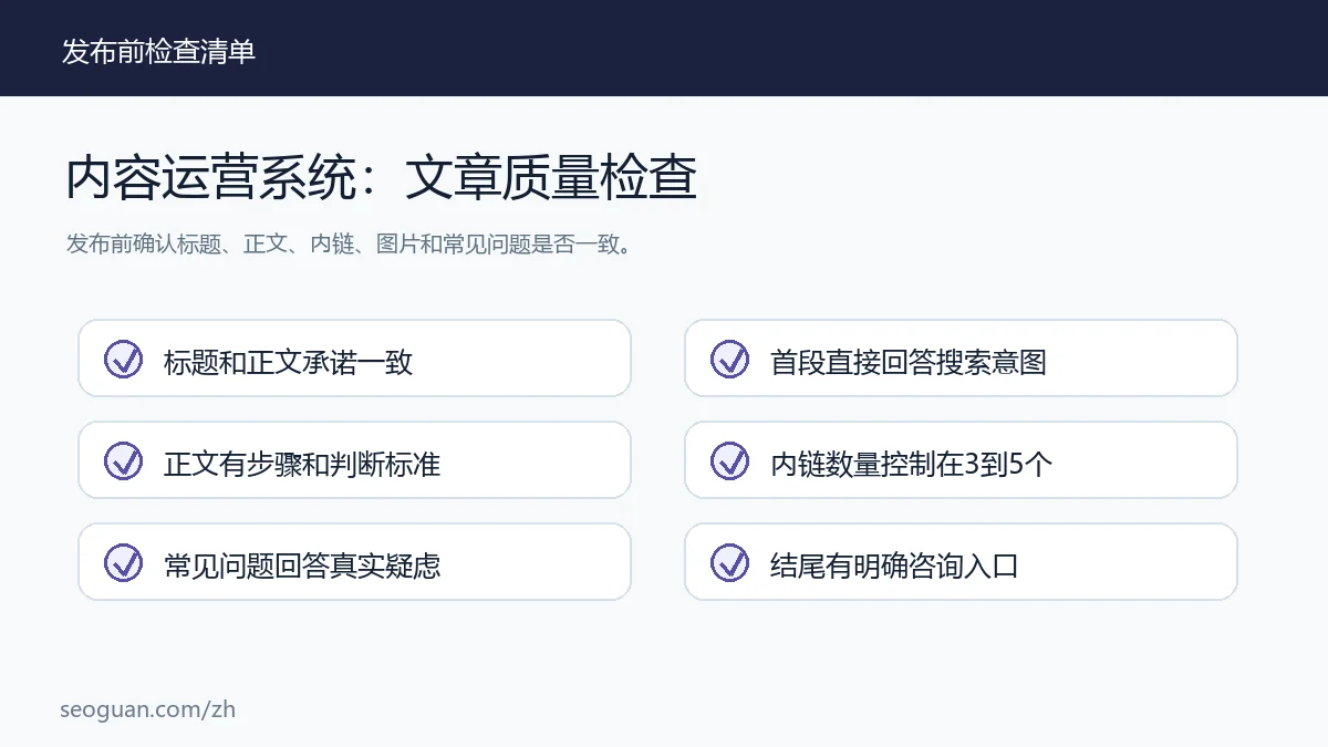 内容运营 :文章质量检查