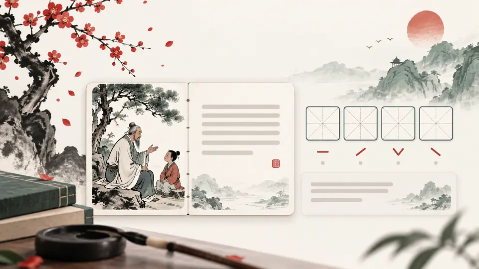 Mengxueclass成语学习内容网站页面